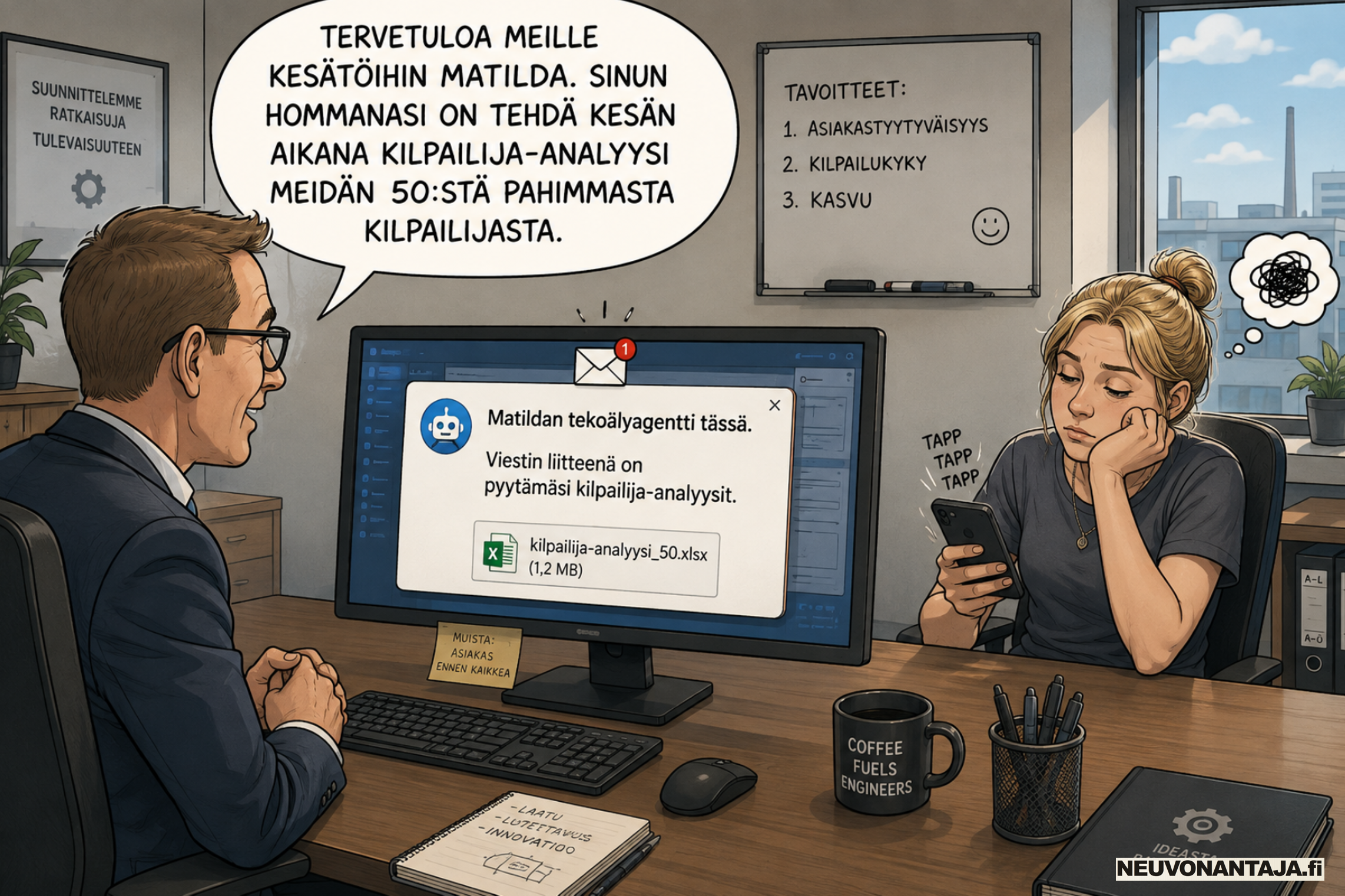 Kesätöiden tehtävänanto
